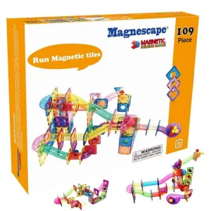 بلاط تشغيل مغناطيسي Magnescape الأكثر مبيعًا ، رخام مغناطيسي يعمل ألعاب تعليمية مغناطيسية . Best Selling Magnescape Magnetic Running Tiles,