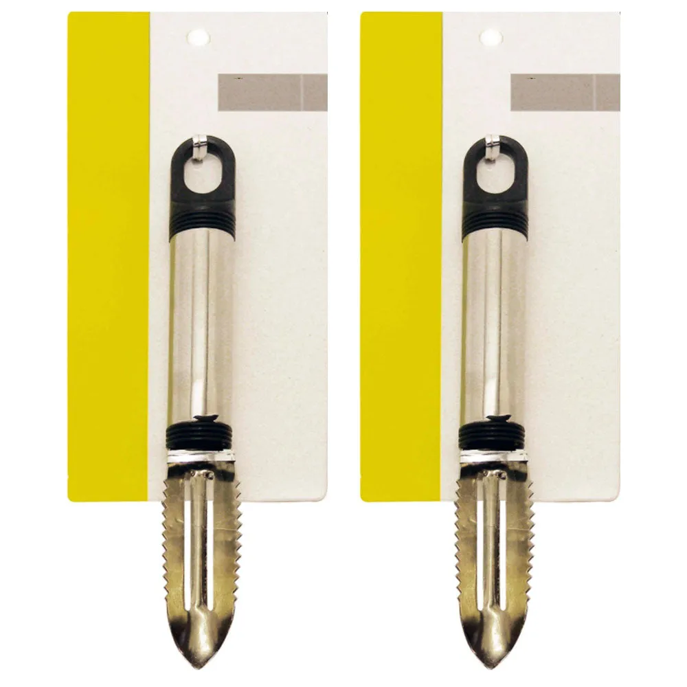 2 Fish Scaler Remover Scraper Seafood Cleaner Kitchen Plane Tool Peeler Gadgets