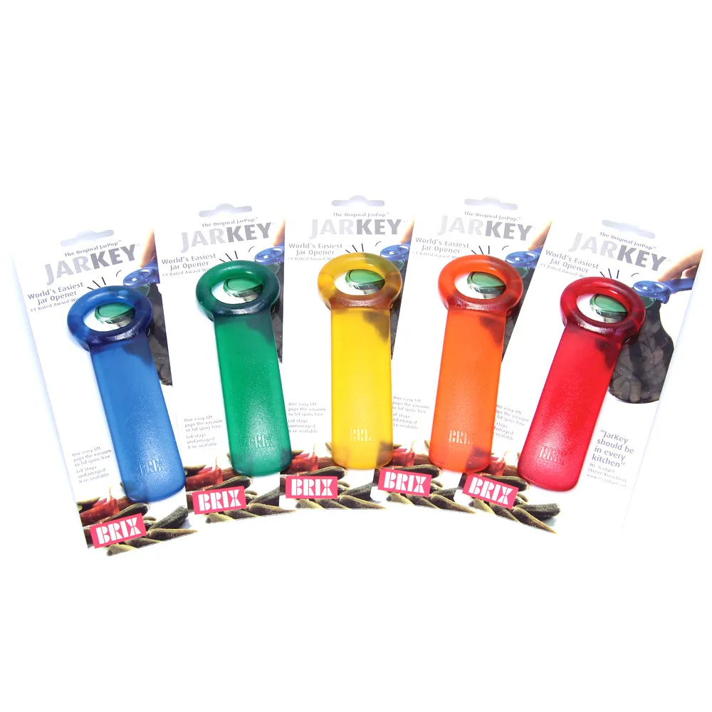 6 Jar Pop Lid Bottle Opener Rim Tool Grip JarKey Lifter Cap Arthritic Weak Hands