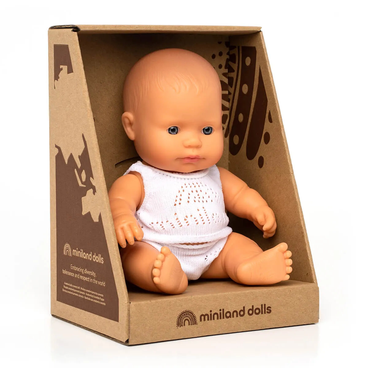 Baby Boy Doll (21cm Caucasian) by Miniland