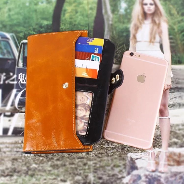Detachable Card Holder Women Leather Wallet - Blue Rfid