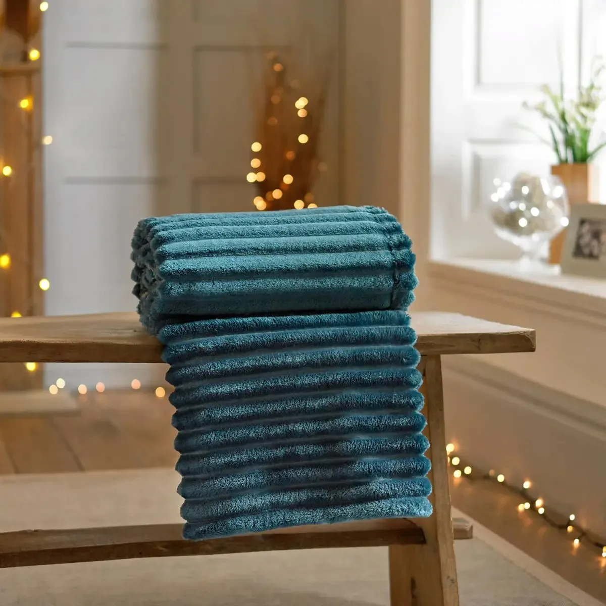 Deyongs 150cm Petrol Radley Silky Soft Throw