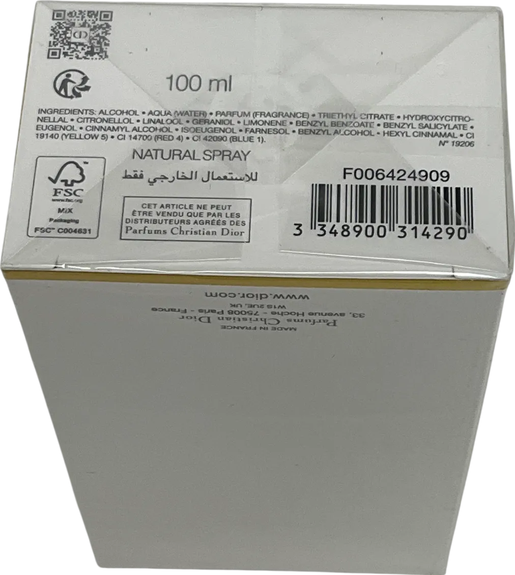 Dior Diorissimo Perfume Spray 100ml