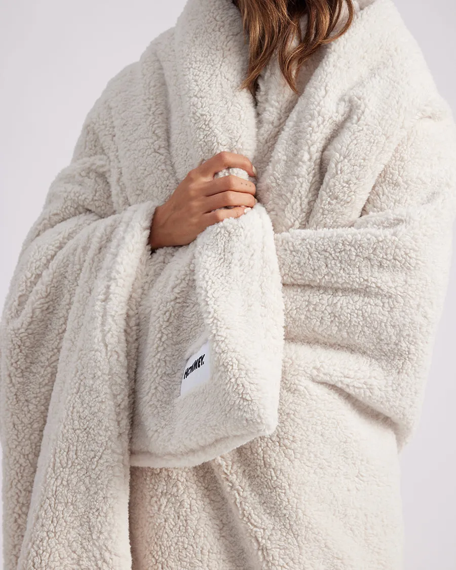 Faux Fur Throw Blanket - Marshmallow