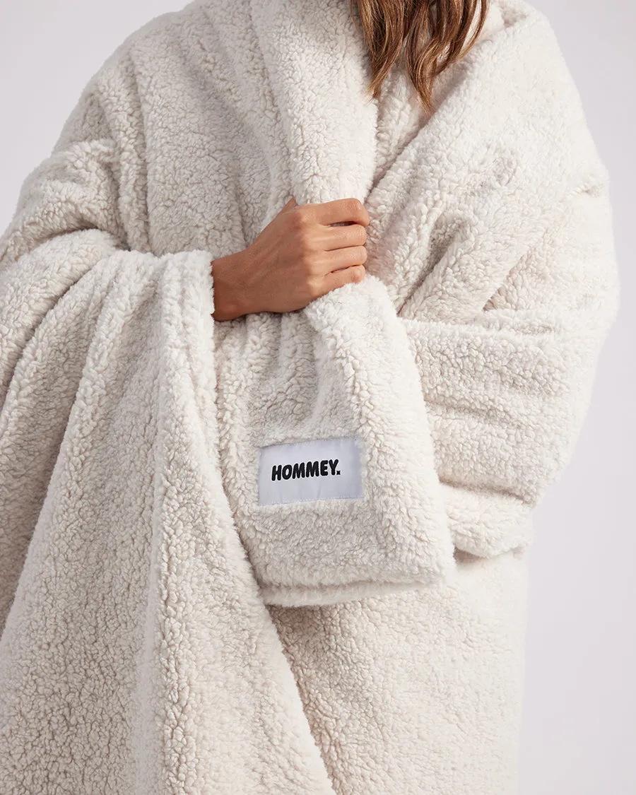Faux Fur Throw Blanket - Marshmallow