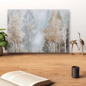 GADGETS WRAP Canvas Gallery Wrap Framed for Home Office Studio Living Room Decoration (14x11inch) - Forest