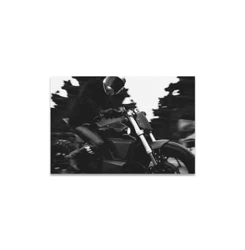 GADGETS WRAP Canvas Gallery Wrap Framed for Home Office Studio Living Room Decoration (14x11inch) - Nice Ride