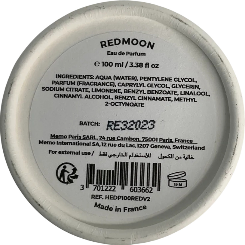 Hermetica Redmoon Eau De Parfum 100ml