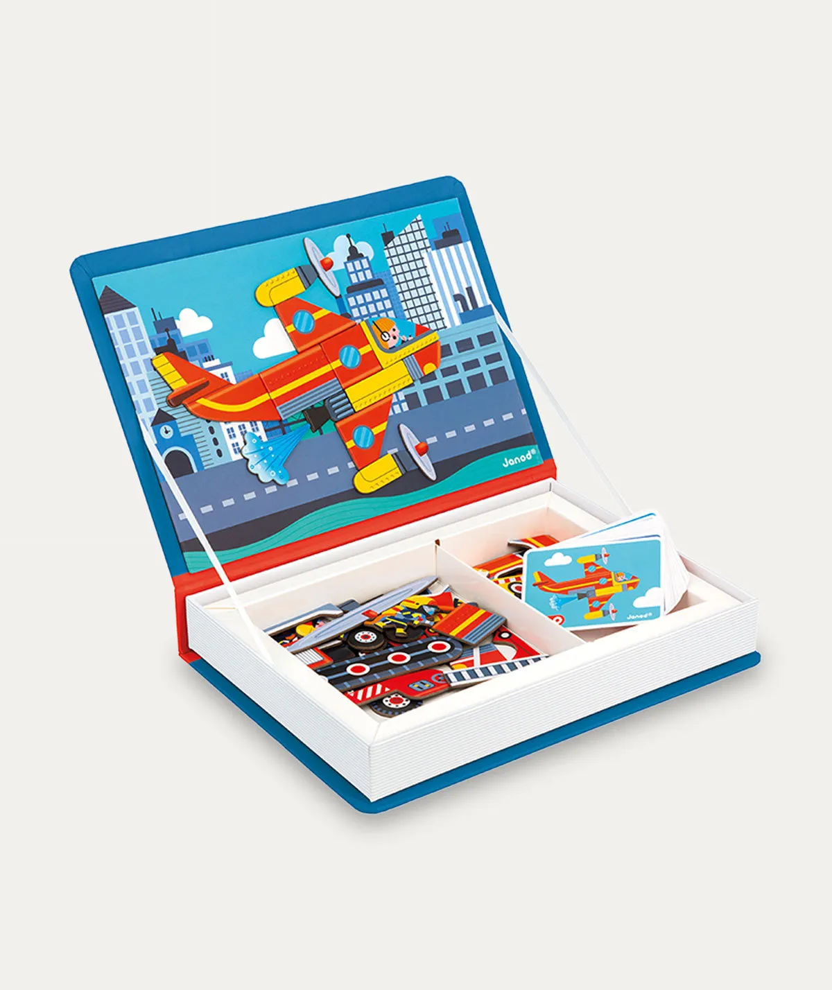 Janod Magnetibook Educational Toy - Firefighter