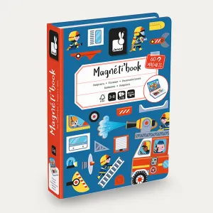 Janod Magnetibook Educational Toy - Firefighter