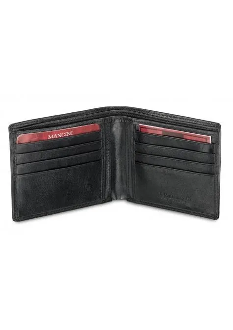 Mancini EQUESTRIAN-2 Men’s Classic Billfold Wallet
