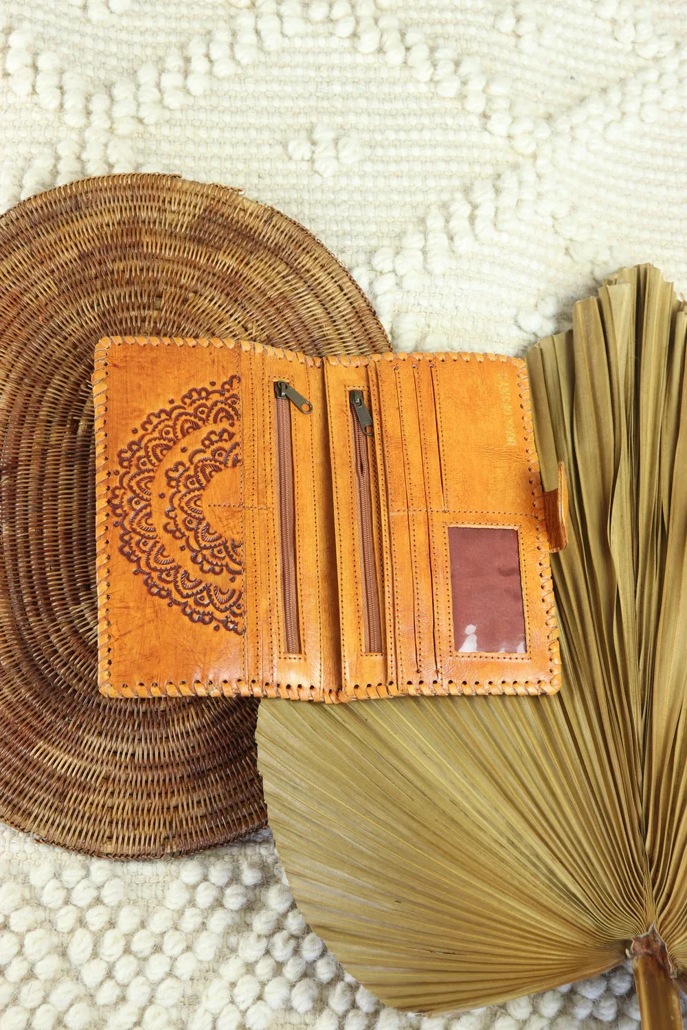 MANDALA LEATHER WALLET