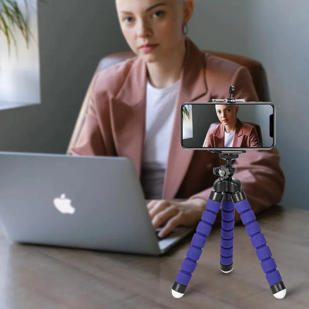Mini Tripod Phone Holder Clip Stand for iPhone and Camera