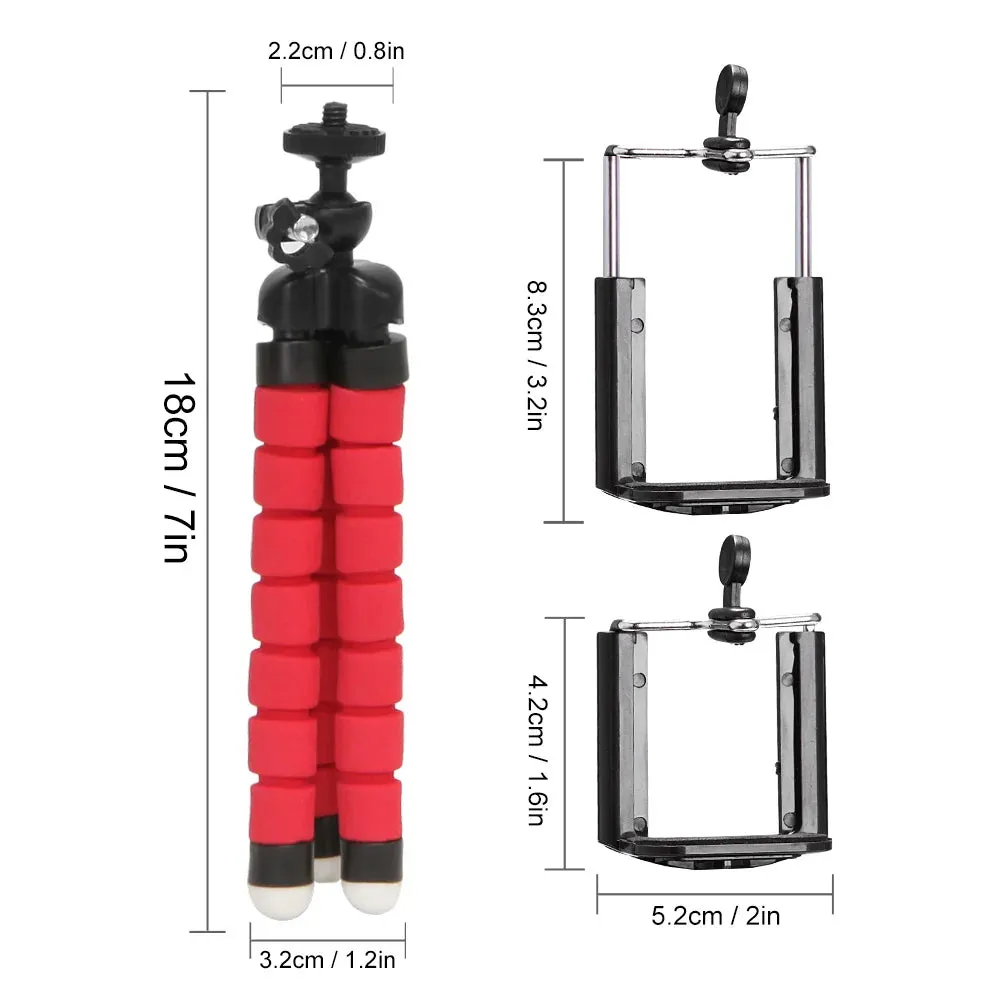 Mini Tripod Phone Holder Clip Stand for iPhone and Camera