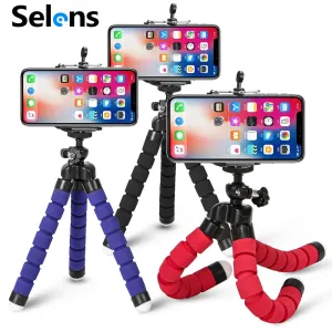 Mini Tripod Phone Holder Clip Stand for iPhone and Camera