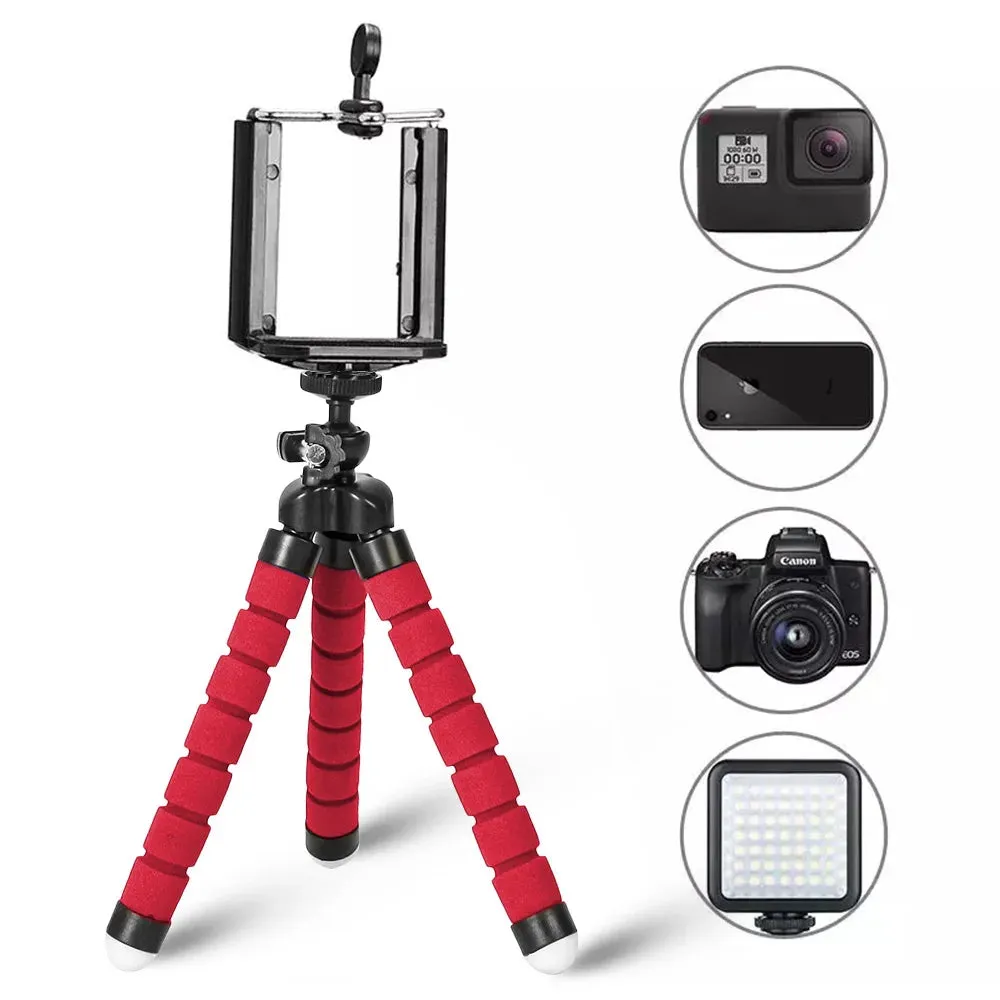 Mini Tripod Phone Holder Clip Stand for iPhone and Camera