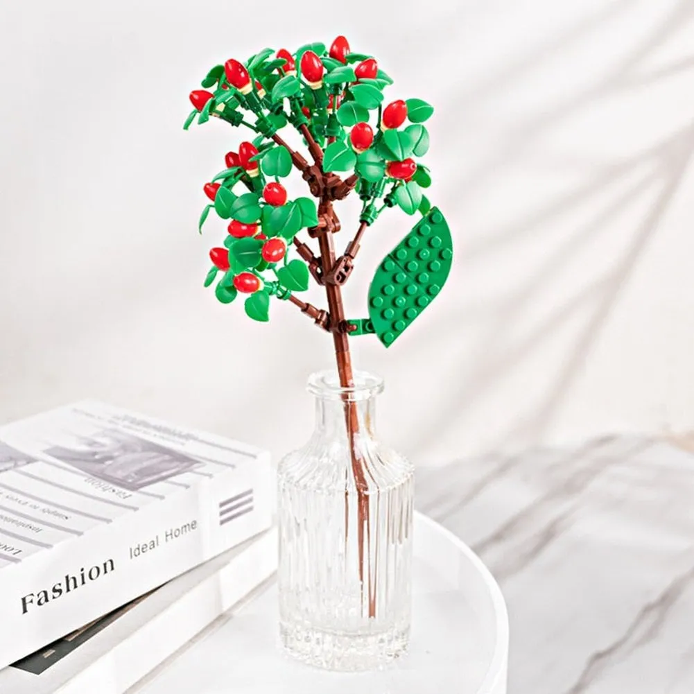 MOC  Compatible  Flower 10289 Bird of Paradise Bouquet Rose Building Block Bricks Toy DIY Potted Illustration Holiday Girlfriend