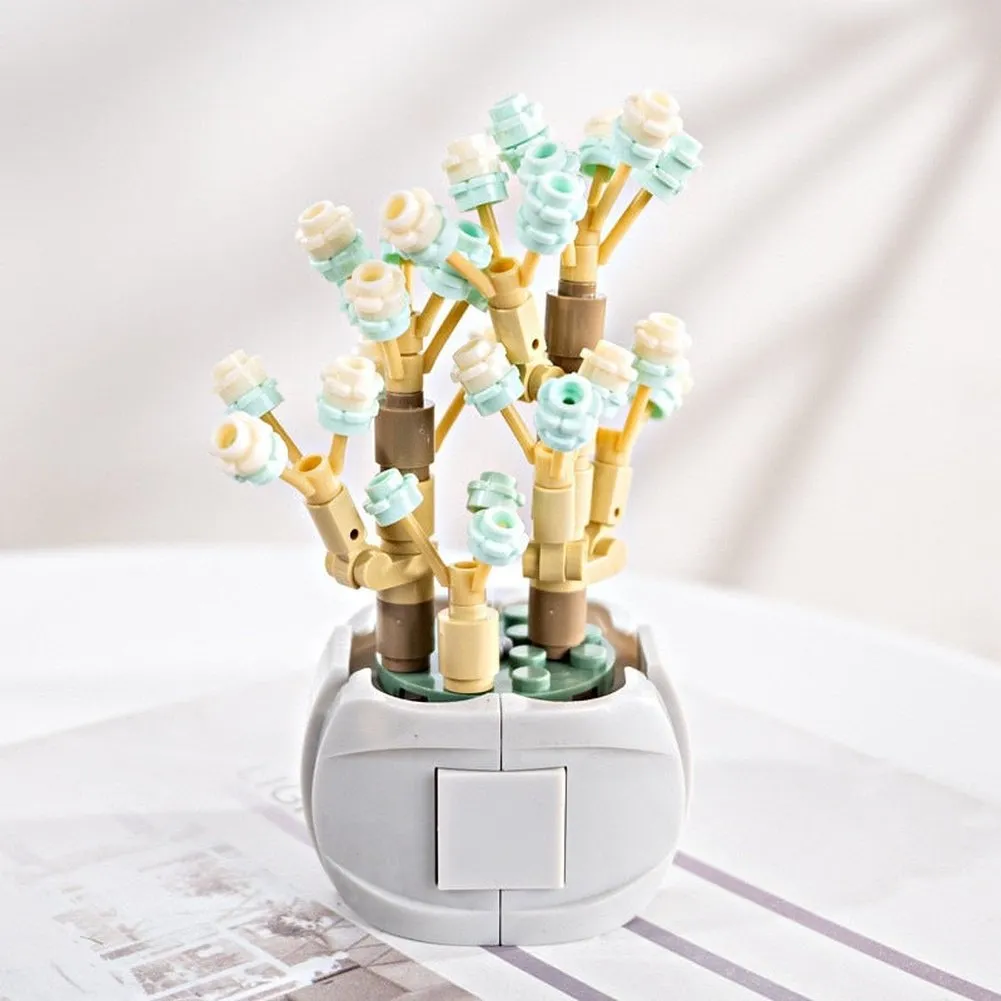 MOC  Compatible  Flower 10289 Bird of Paradise Bouquet Rose Building Block Bricks Toy DIY Potted Illustration Holiday Girlfriend