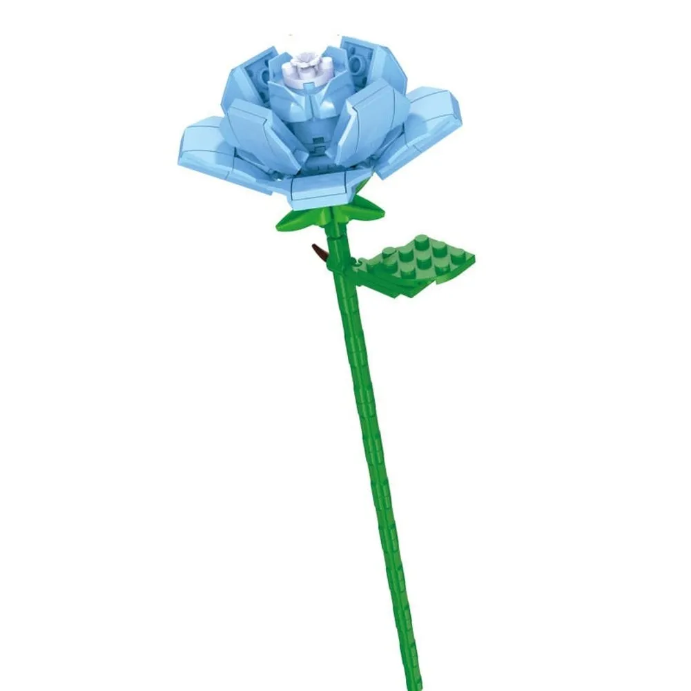 MOC  Compatible  Flower 10289 Bird of Paradise Bouquet Rose Building Block Bricks Toy DIY Potted Illustration Holiday Girlfriend
