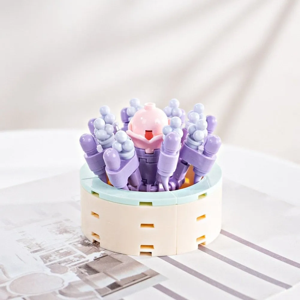 MOC  Compatible  Flower 10289 Bird of Paradise Bouquet Rose Building Block Bricks Toy DIY Potted Illustration Holiday Girlfriend