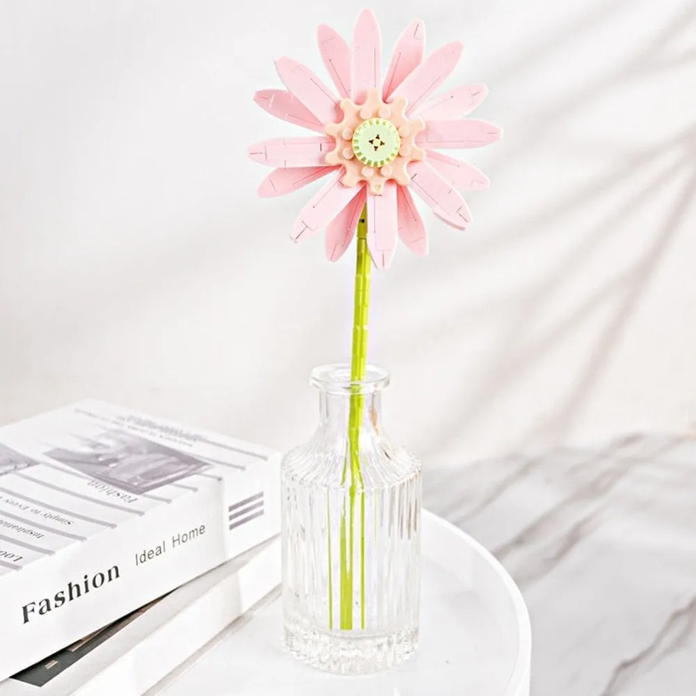 MOC  Compatible  Flower 10289 Bird of Paradise Bouquet Rose Building Block Bricks Toy DIY Potted Illustration Holiday Girlfriend