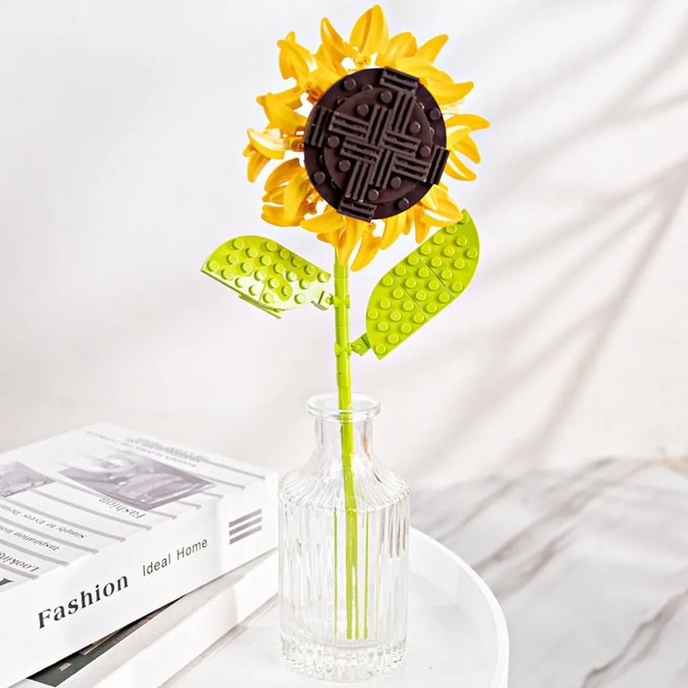 MOC  Compatible  Flower 10289 Bird of Paradise Bouquet Rose Building Block Bricks Toy DIY Potted Illustration Holiday Girlfriend