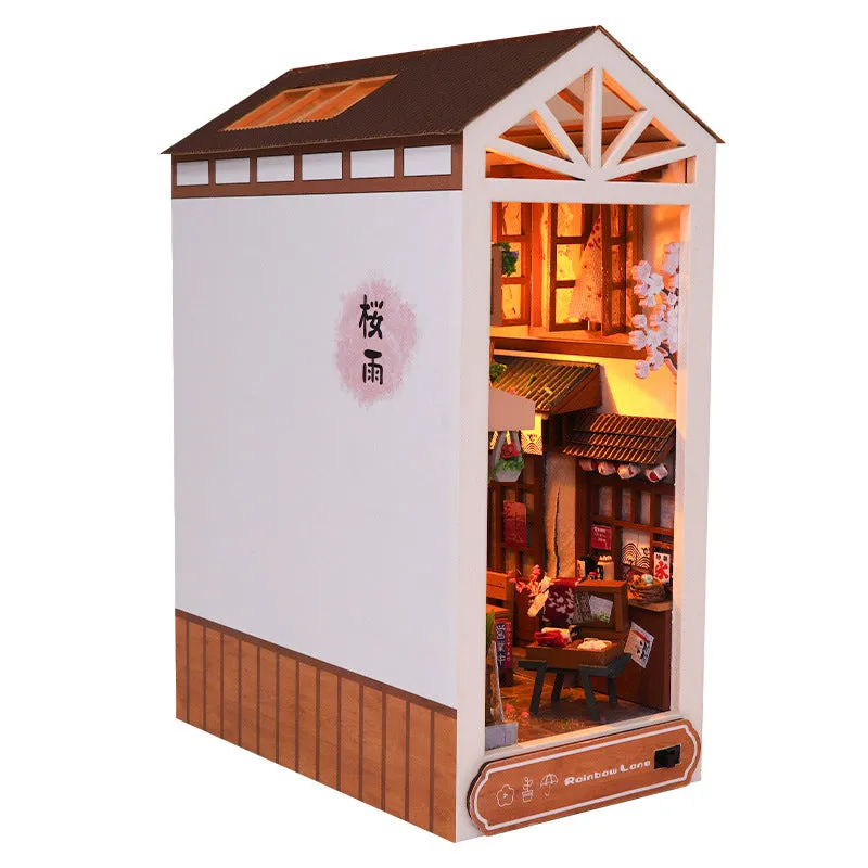 New Handmade DIY House Model Toy Creative Bookend Christmas Gift