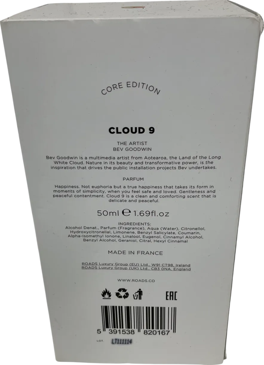 Roads Cloud 9 Perfume 50ml