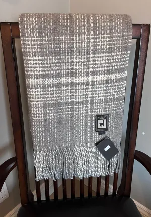 Rustic Plaid Alpaca Throw