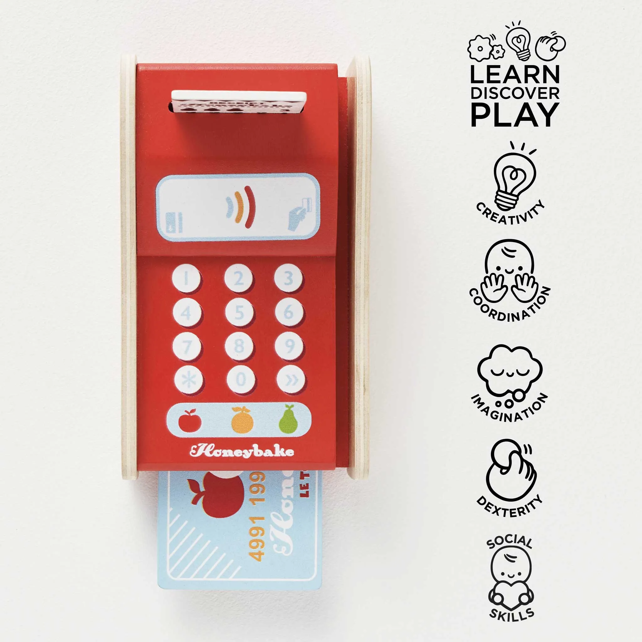 Shop Card Machine Wooden Toy