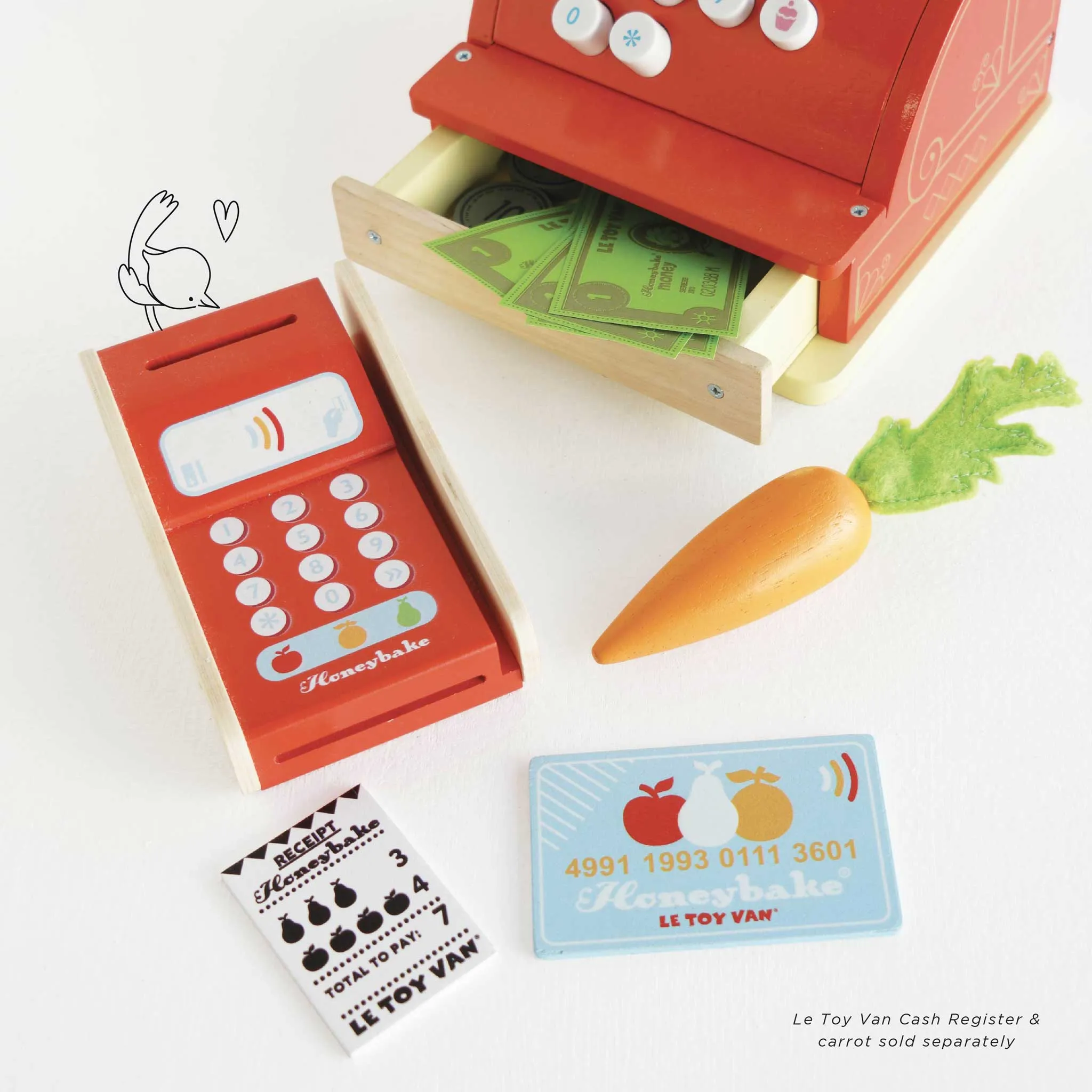 Shop Card Machine Wooden Toy
