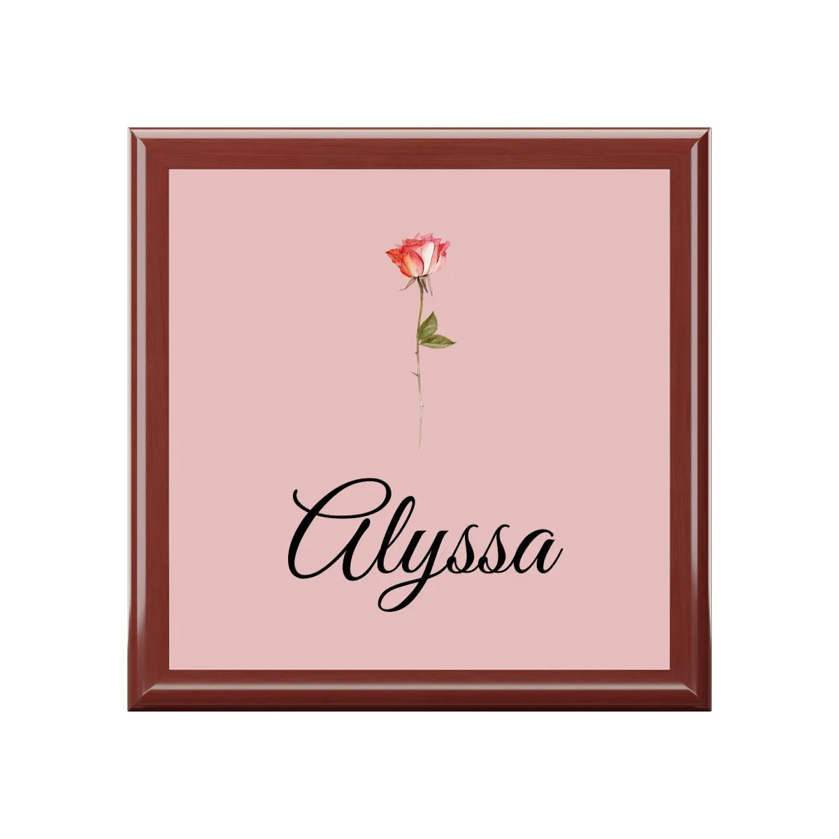 Small Square Jewelry Box  Personalized Bridesmaid Gift