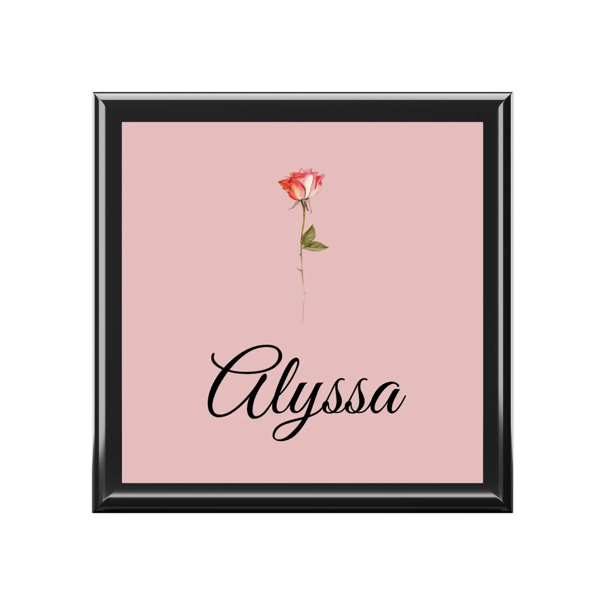Small Square Jewelry Box  Personalized Bridesmaid Gift