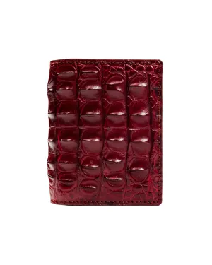 SPINES RED LEATHER WALLET