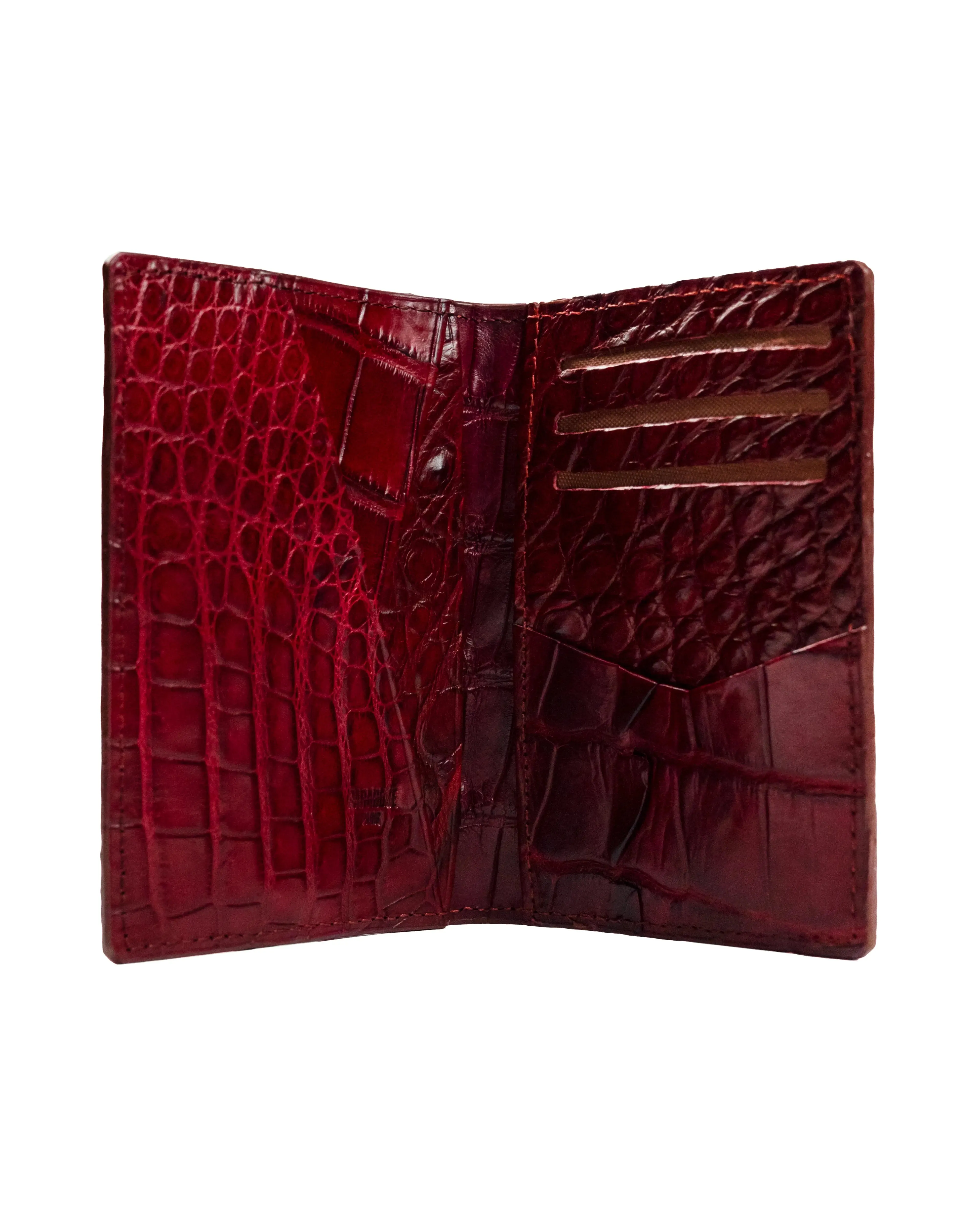 SPINES RED LEATHER WALLET