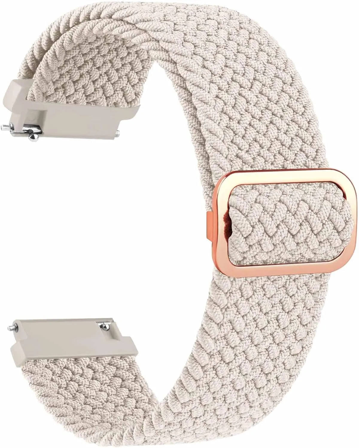 Tobfit Quick Release Watch Band for Men and Women, 20mm 22m Watch Strap Braided Nylon Elastic Stretchy Adjustable Loop Replacement Wristbands for Smartwatch